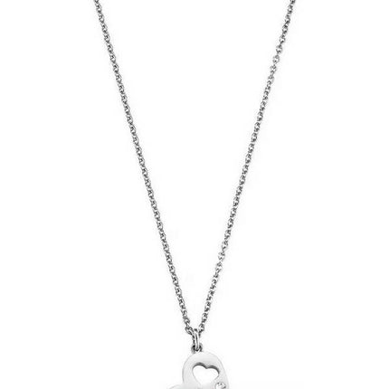 Morellato Allegra Stainless Steel Clear Crystals SAKR02 Womens Necklace