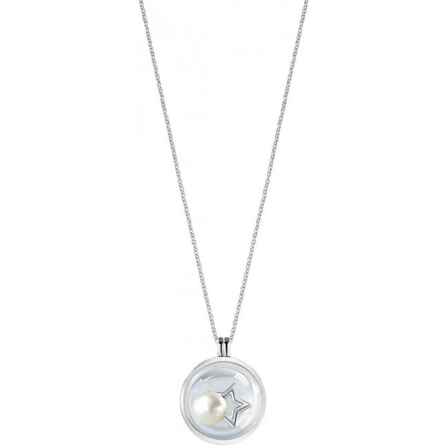Morellato Essenza Rhodium Plated Silver SAGX02 Womens Necklace