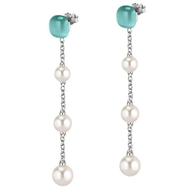Morellato Gemma Perla Sterling Silver SATC05 Women's Earrings