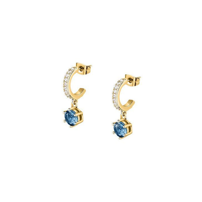 Morellato Colori Gold Tone Stainless Steel Earrings SAVY07 For Women