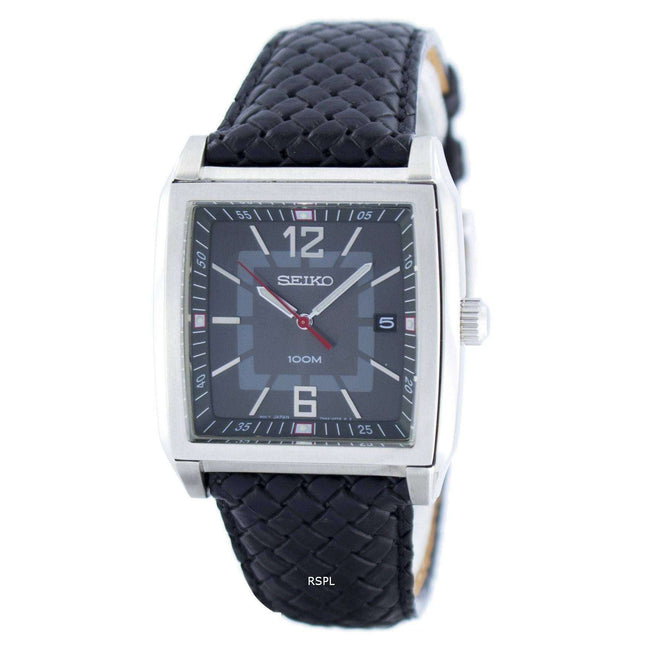 Seiko Quartz Square Shape SGED79 SGED79P1 SGED79P Men's Watch