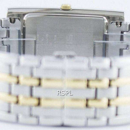Seiko Stylish Rectangular Quartz Analog SKP359 SKP359P1 SKP359P Men's Watch