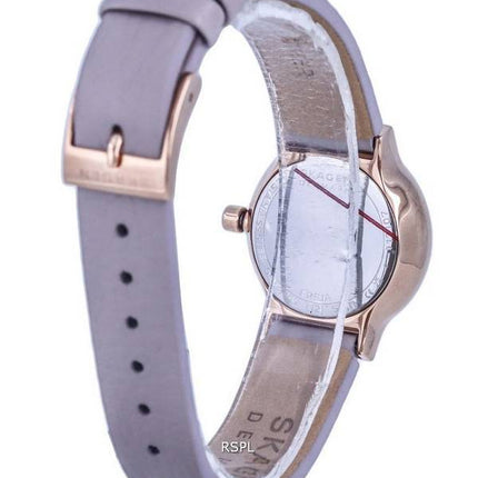 Skagen Freja Lille Leather Grey Dial Quartz SKW3005 Womens Watch