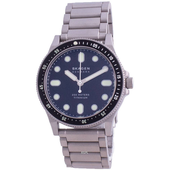 Skagen Fisk Titanium Limited Edition Quartz SKW6671 200M Mens Watch