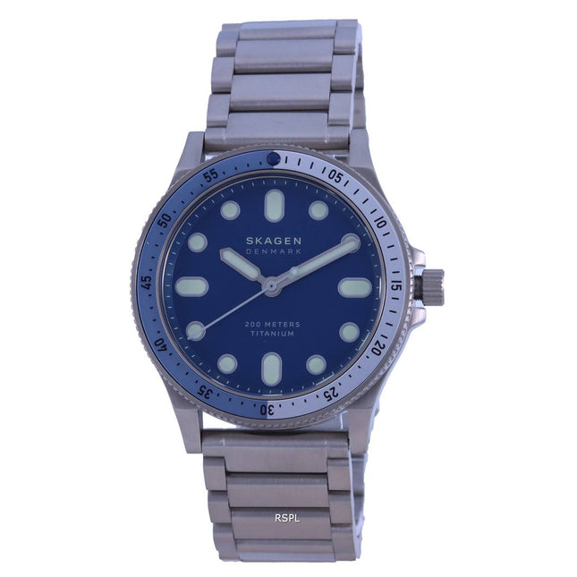 Skagen Fisk Limited Edition Titanium Diver's Quartz SKW6717 200M Men's Watch