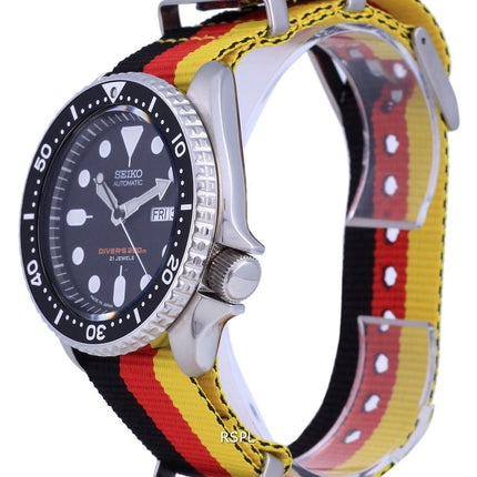 Seiko Automatic Divers Japan Made Polyester SKX007J1-var-NATO26 200M Men's Watch