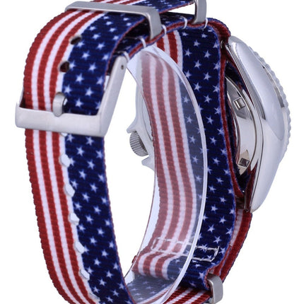 Seiko Automatic Divers Japan Made Polyester SKX007J1-var-NATO27 200M Men's Watch