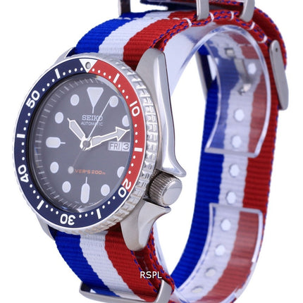 Seiko Automatic Divers Polyester SKX009K1-var-NATO25 200M Men's Watch