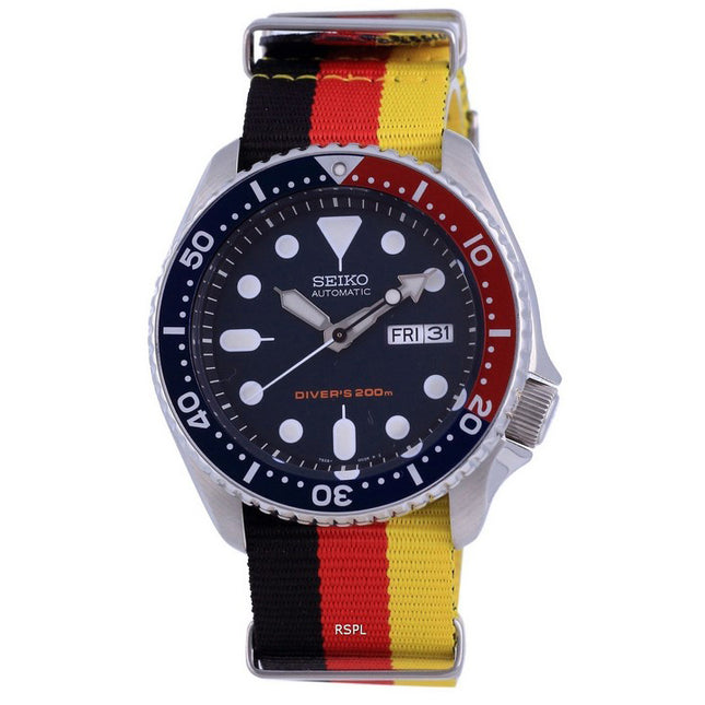 Seiko Automatic Divers Polyester SKX009K1-var-NATO26 200M Men's Watch