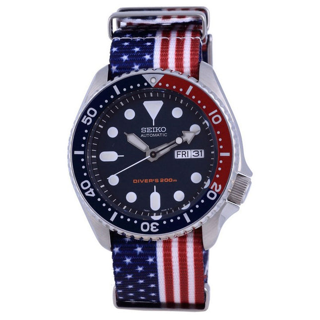 Seiko Automatic Divers Polyester SKX009K1-var-NATO27 200M Men's Watch