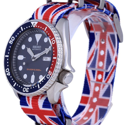 Seiko Automatic Divers Polyester SKX009K1-var-NATO28 200M Men's Watch