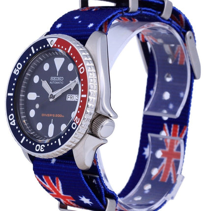 Seiko Automatic Divers Polyester SKX009K1-var-NATO30 200M Men's Watch