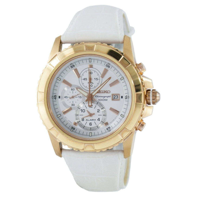 Seiko Quartz Alarm Chronograph SNAE12 SNAE12P1 SNAE12P Men's Watch