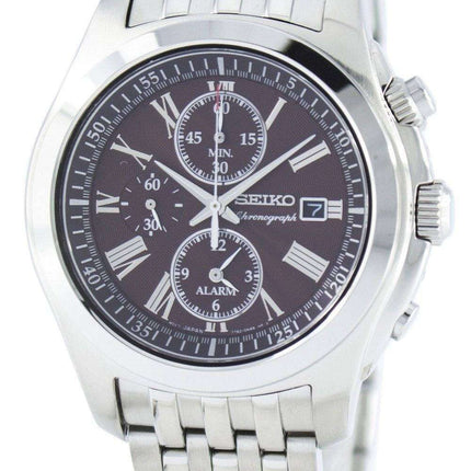 Seiko Quartz Alarm Chronograph SNAE51 SNAE51P1 SNAE51P Men's Watch
