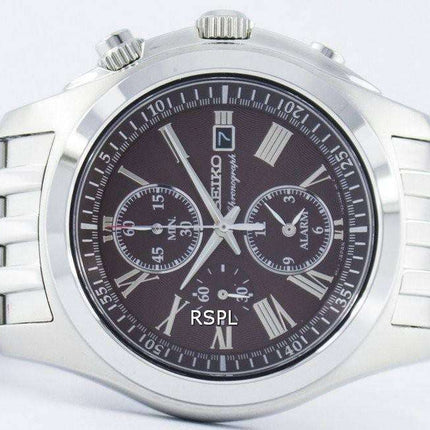 Seiko Quartz Alarm Chronograph SNAE51 SNAE51P1 SNAE51P Men's Watch
