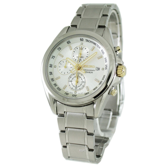 Seiko Titanium Chronograph SNDC95P1 Mens Watch