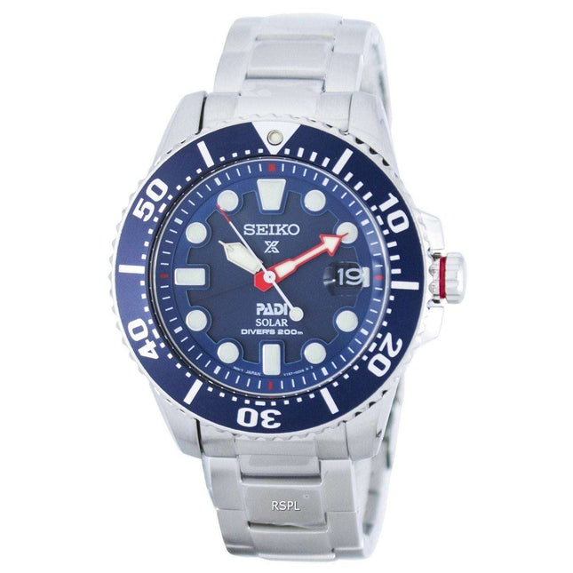 Seiko Prospex PADI Special Edition Solar Diver's 200M SNE435 SNE435P1 SNE435P Men's Watch