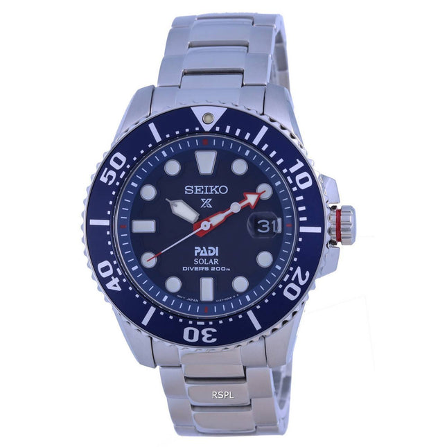 Seiko Prospex Padi Special Edition Blue Dial Solar Diver's SNE549 SNE549P1 SNE549P 200M Men's Watch
