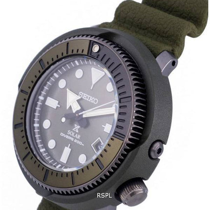Seiko Prospex Solar Divers Green Dial SNE561P1 SNE561P 200M Mens Watch