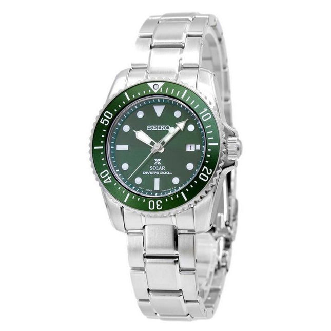 Seiko Prospex Green Dial Solar SNE583 SNE583P1 SNE583P 200M Mens Watch