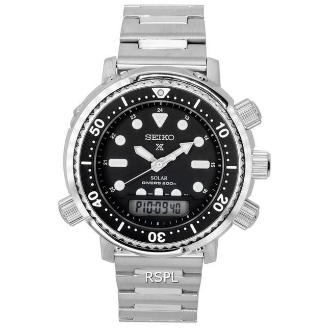 Seiko Prospex Arnie Hybrid Diver's 40th Anniversary Solar Diver's SNJ033 SNJ033P1 SNJ033P 200M Men's Watch