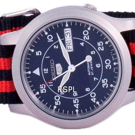 Seiko 5 Military SNK807K2-var-NATOS15 Automatic Nylon Strap Men's Watch