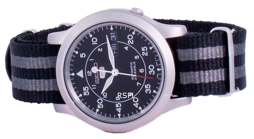 Seiko Military SNK809K2-var-NATOS16 Automatic Nylon Strap Men's Watc