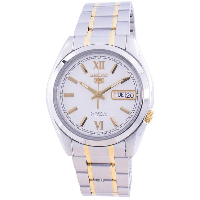 Seiko 5 Automatic White Dial SNKL57 SNKL57K1 SNKL57K Men's Watch