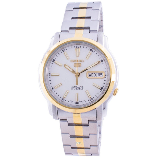 Seiko 5 Automatic White Dial SNKL84 SNKL84K1 SNKL84K Men's Watch