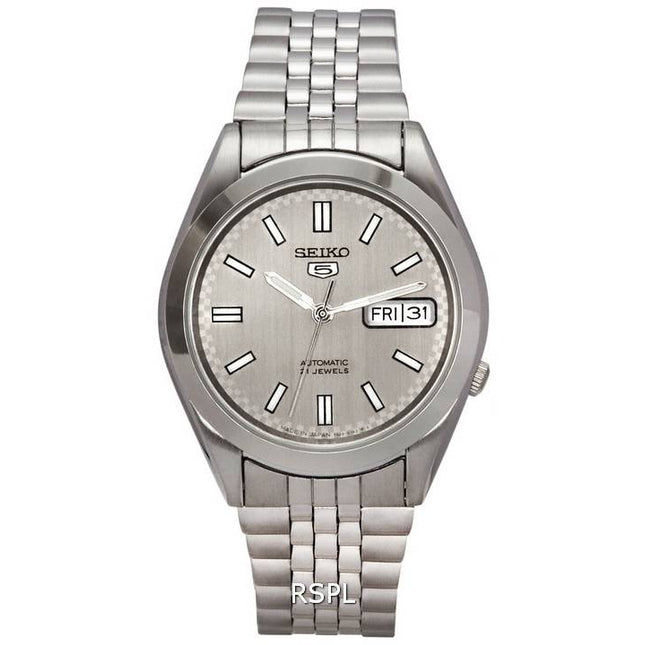 Seiko 5 Stainless Steel Grey Dial Automatic SNXB65 SNXB65J5 SNXB65J Men's Watch