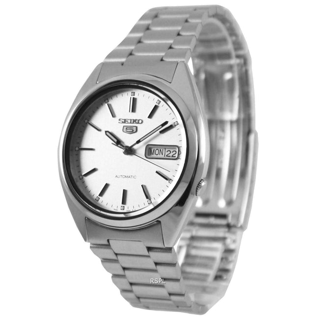 Seiko 5 Automatic Silver Dial SNXF01K1 SNXF01K Mens Watch