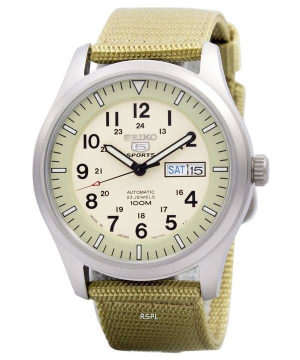 Seiko 5 Military Automatic Sports SNZG07J1 SNZG07J SNZG07 Men s Watch