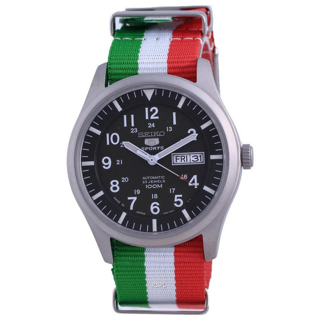 Seiko 5 Sports Automatic Japan Made SNZG09J1-var-NATO23 100M Men's Watch