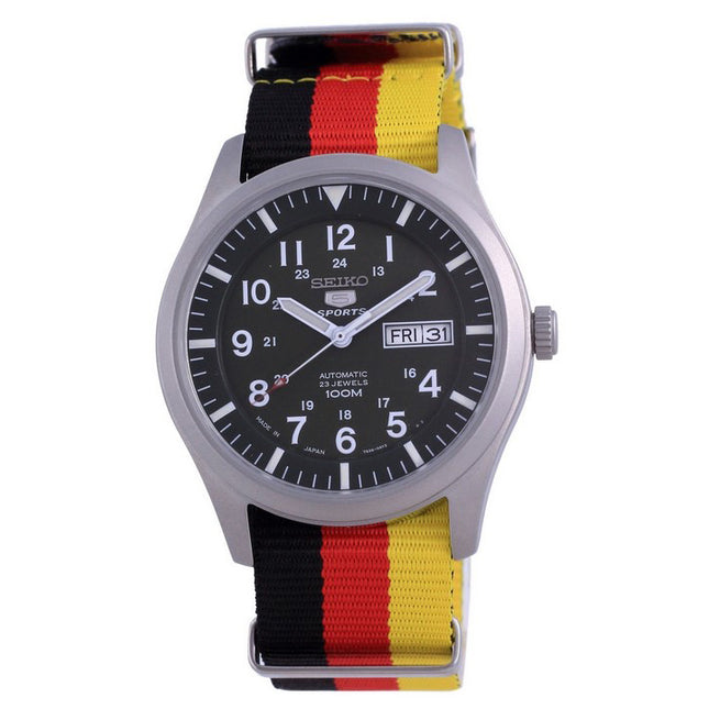 Seiko 5 Sports Automatic Japan Made SNZG09J1-var-NATO26 100M Men's Watch
