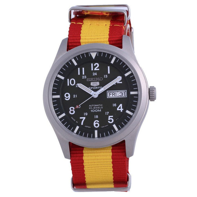 Seiko 5 Sports Automatic Japan Made SNZG09J1-var-NATO29 100M Men's Watch