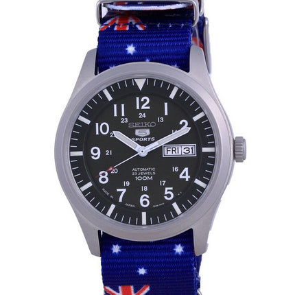 Seiko 5 Sports Automatic Japan Made SNZG09J1-var-NATO30 100M Men's Watch