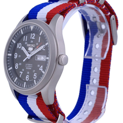 Seiko 5 Sports Military Automatic Polyester SNZG09K1-var-NATO25 100M Men's Watch