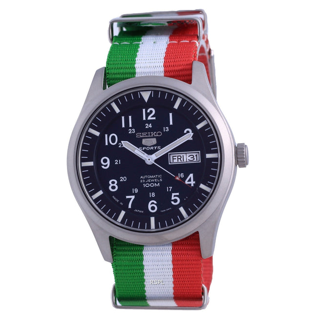 Seiko 5 Sports Automatic Polyester SNZG11J1-var-NATO23 100M Men's Watch