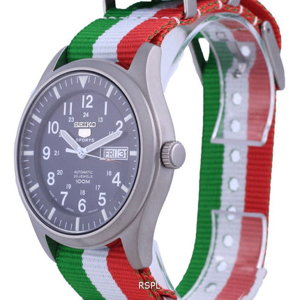 Seiko 5 Sports Automatic Polyester SNZG11J1-var-NATO23 100M Men's Watch