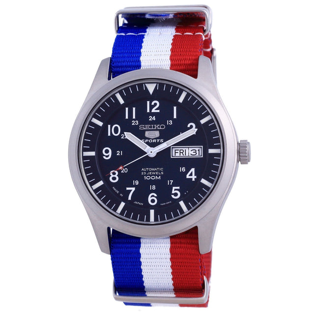 Seiko 5 Sports Automatic Polyester SNZG11J1-var-NATO25 100M Men's Watch