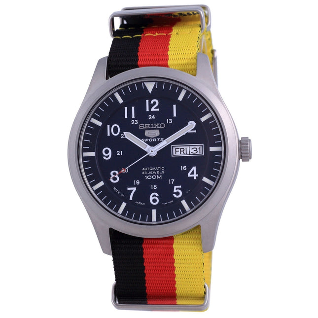 Seiko 5 Sports Automatic Polyester SNZG11J1-var-NATO26 100M Men's Watch