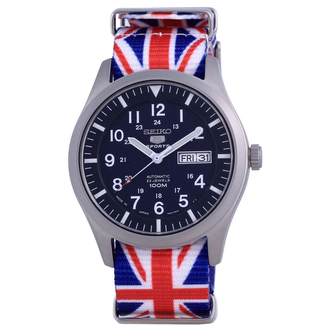 Seiko 5 Sports Automatic Polyester SNZG11J1-var-NATO28 100M Men's Watch