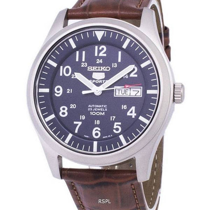 Seiko 5 Sports Automatic Ratio Brown Leather SNZG11K1-LS7 Men's Watch