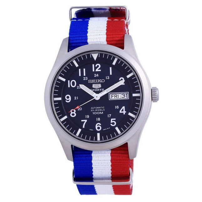 Seiko 5 Sports Automatic Polyester SNZG11K1-var-NATO25 100M Men's Watch