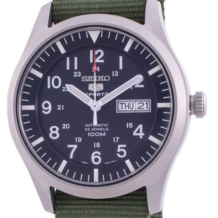 Seiko 5 Sports Blue Dial Automatic SNZG11K1-var-NATO9 100M Men's Watch