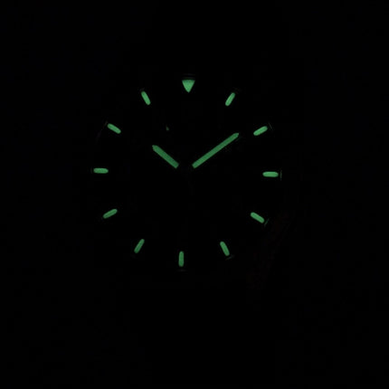 Seiko 5 Sports SNZG15K1-LS13 Automatic Dark Blue Leather Strap Men's Watch