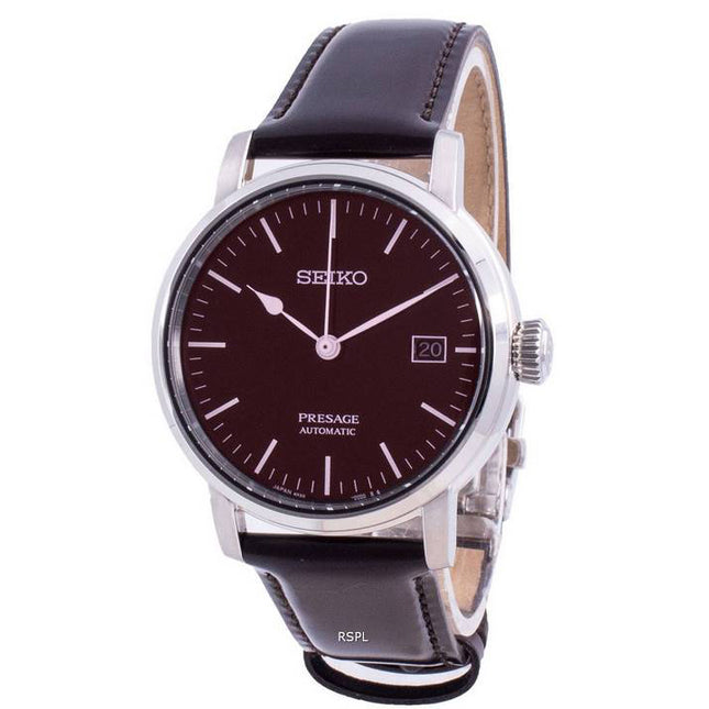 Seiko Presage Riki Watanabe Automatic Brown Enamel SPB115 SPB115J1 SPB115J Japan Made 100M Men's Watch