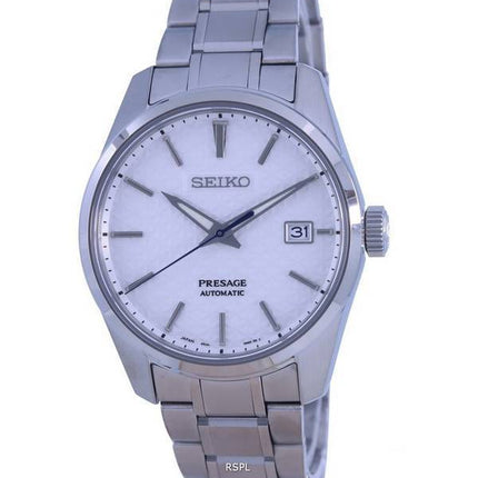 Seiko Presage Sharp Edged White Dial Automatic SPB165 SPB165J1 SPB165J 100M Men's Watch