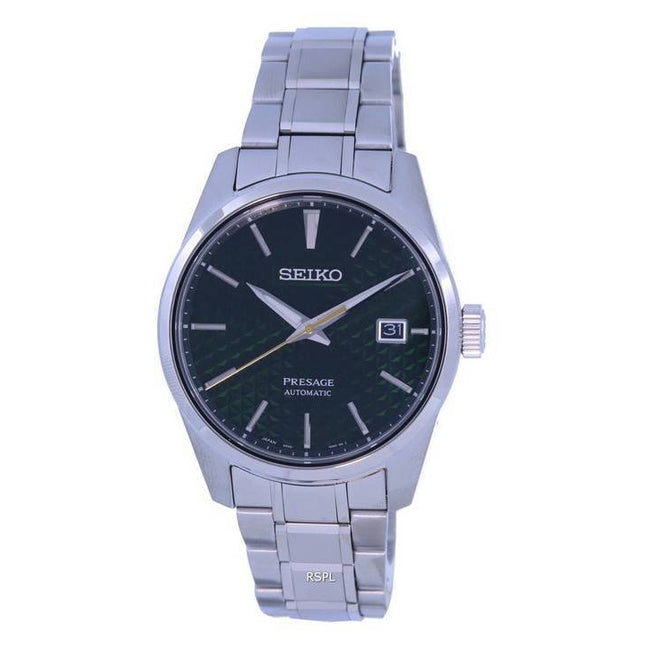 Seiko Presage Sharp Edge Green Dial Automatic SPB169 SPB169J1 SPB169J 100M Mens Watch