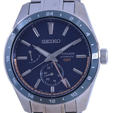 Seiko Presage Sharp Edged GMT Automatic SPB217 SPB217J1 SPB217J 100M Men's Watch